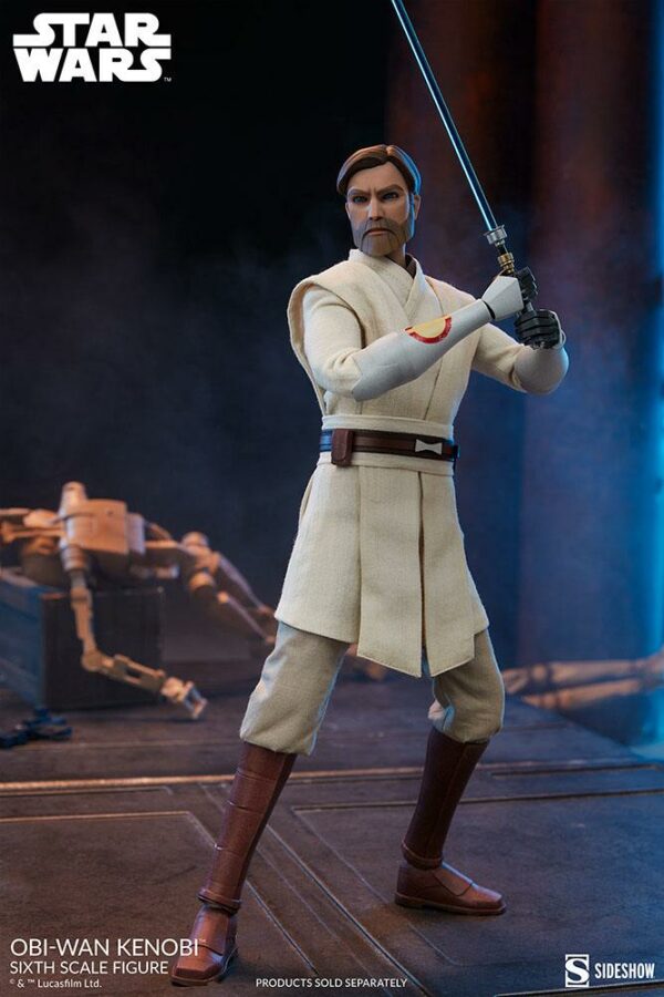 STAR WARS - Figurine 1/6 The Clone Wars Obi-Wan Kenobi 30 cm – Image 2