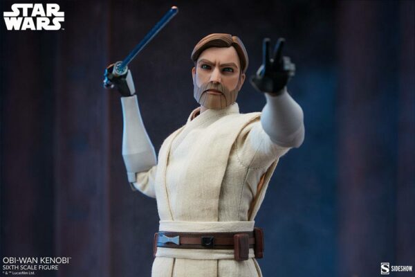 STAR WARS - Figurine 1/6 The Clone Wars Obi-Wan Kenobi 30 cm – Image 3