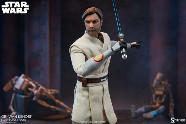 STAR WARS - Figurine 1/6 The Clone Wars Obi-Wan Kenobi 30 cm – Image 5