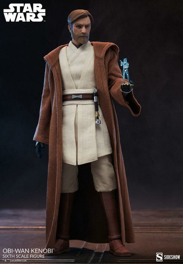 STAR WARS - Figurine 1/6 The Clone Wars Obi-Wan Kenobi 30 cm – Image 6