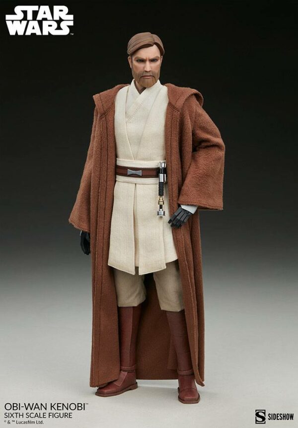 STAR WARS - Figurine 1/6 The Clone Wars Obi-Wan Kenobi 30 cm – Image 9