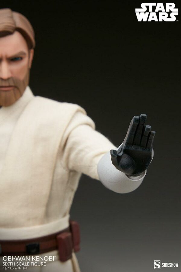 STAR WARS - Figurine 1/6 The Clone Wars Obi-Wan Kenobi 30 cm – Image 11