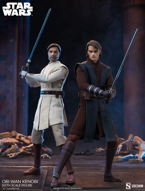STAR WARS - Figurine 1/6 The Clone Wars Obi-Wan Kenobi 30 cm – Image 18