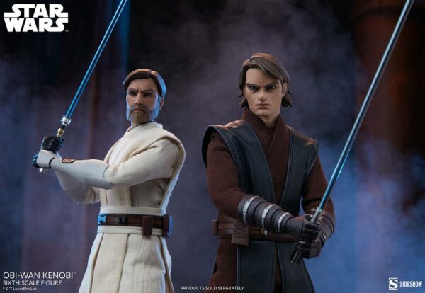 STAR WARS - Figurine 1/6 The Clone Wars Obi-Wan Kenobi 30 cm – Image 19