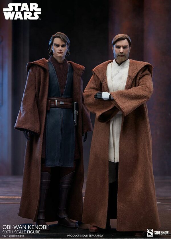 STAR WARS - Figurine 1/6 The Clone Wars Obi-Wan Kenobi 30 cm – Image 20