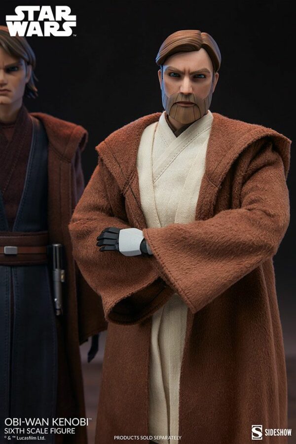 STAR WARS - Figurine 1/6 The Clone Wars Obi-Wan Kenobi 30 cm – Image 21