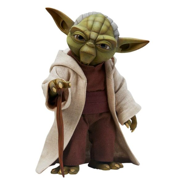 STAR WARS - Figurine 1/6 The Clone Wars Yoda 14 cm – Image 17