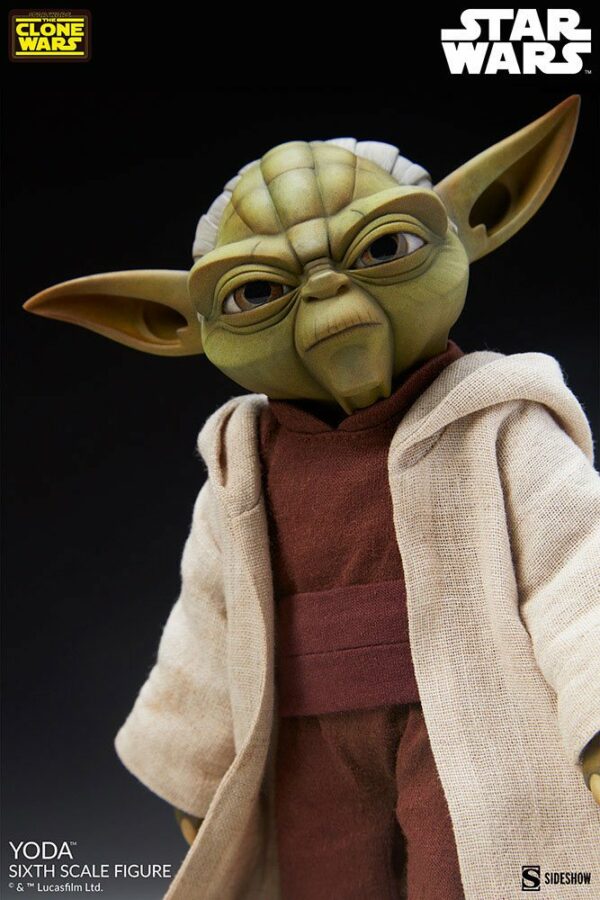 STAR WARS - Figurine 1/6 The Clone Wars Yoda 14 cm – Image 6