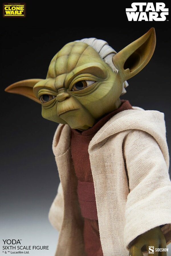 STAR WARS - Figurine 1/6 The Clone Wars Yoda 14 cm – Image 7