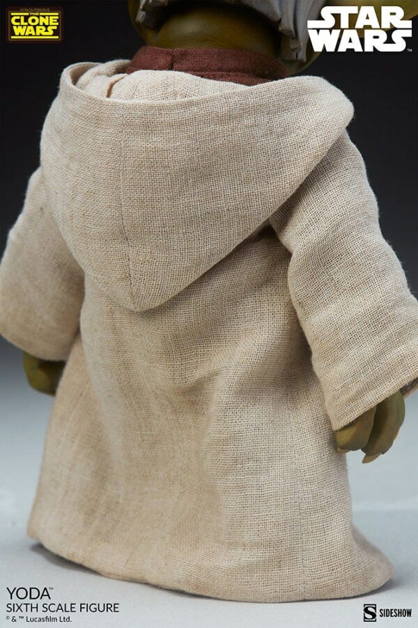 STAR WARS - Figurine 1/6 The Clone Wars Yoda 14 cm – Image 9