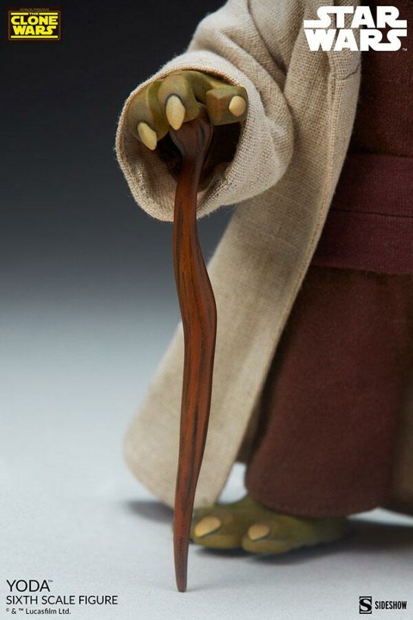STAR WARS - Figurine 1/6 The Clone Wars Yoda 14 cm – Image 10
