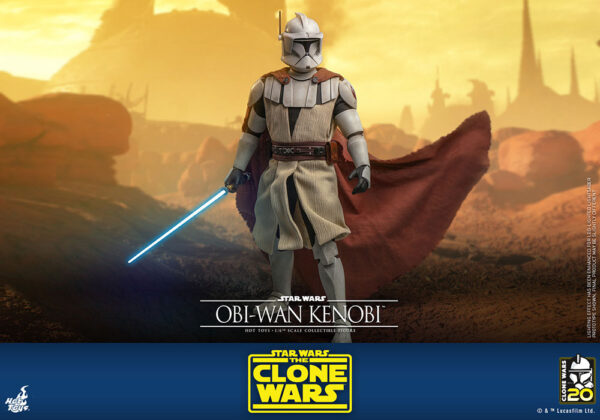 STAR WARS - Figurine 1/6 Obi-Wan Kenobi The Clone Wars 30 cm – Image 12