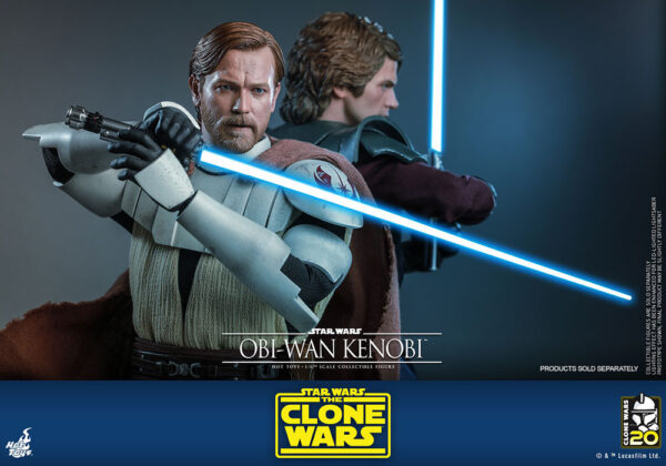 STAR WARS - Figurine 1/6 Obi-Wan Kenobi The Clone Wars 30 cm – Image 14