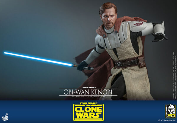 STAR WARS - Figurine 1/6 Obi-Wan Kenobi The Clone Wars 30 cm – Image 15