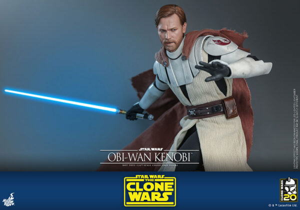 STAR WARS - Figurine 1/6 Obi-Wan Kenobi The Clone Wars 30 cm – Image 16