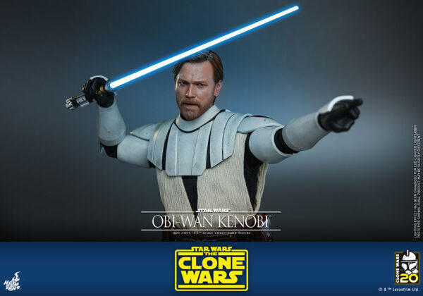 STAR WARS - Figurine 1/6 Obi-Wan Kenobi The Clone Wars 30 cm – Image 17