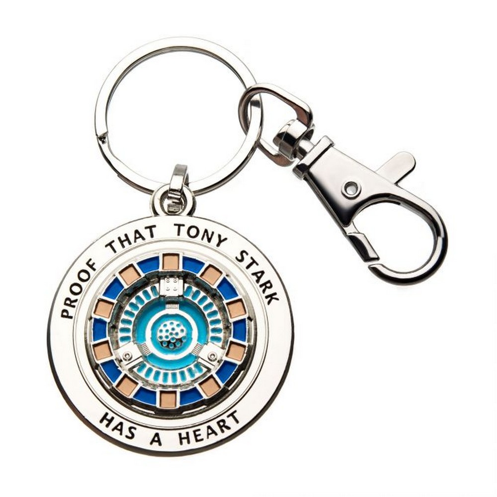 MARVEL - Porte-clés en métal Iron Man "Tony has a Heart"
