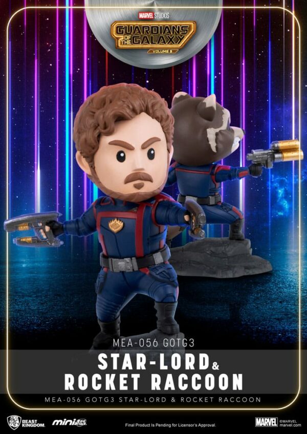 MARVEL - Figurines Mini Egg Attack Star-Lord & Rocket Raccoon (Les Gardiens de la Galaxie Vol. 3) 8-10 cm – Image 3