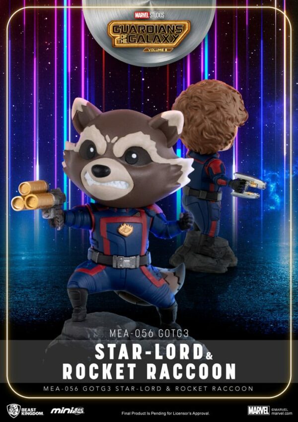 MARVEL - Figurines Mini Egg Attack Star-Lord & Rocket Raccoon (Les Gardiens de la Galaxie Vol. 3) 8-10 cm – Image 5