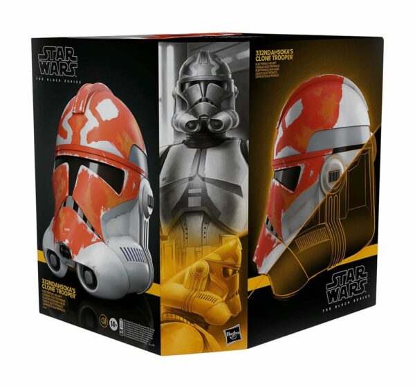 Star Wars Black Series – Réplique 1/1 Casque électronique The Clone Wars 332nd Ahsoka's Clone Trooper – Image 22
