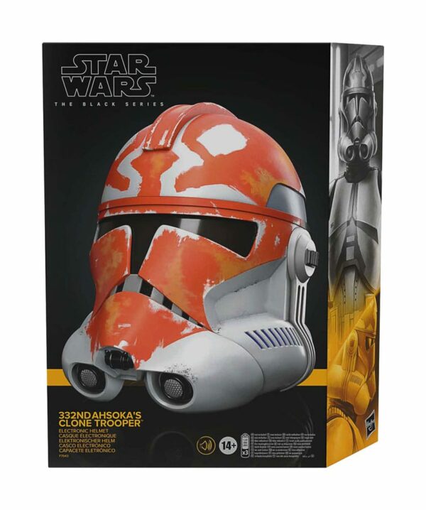 Star Wars Black Series – Réplique 1/1 Casque électronique The Clone Wars 332nd Ahsoka's Clone Trooper – Image 24