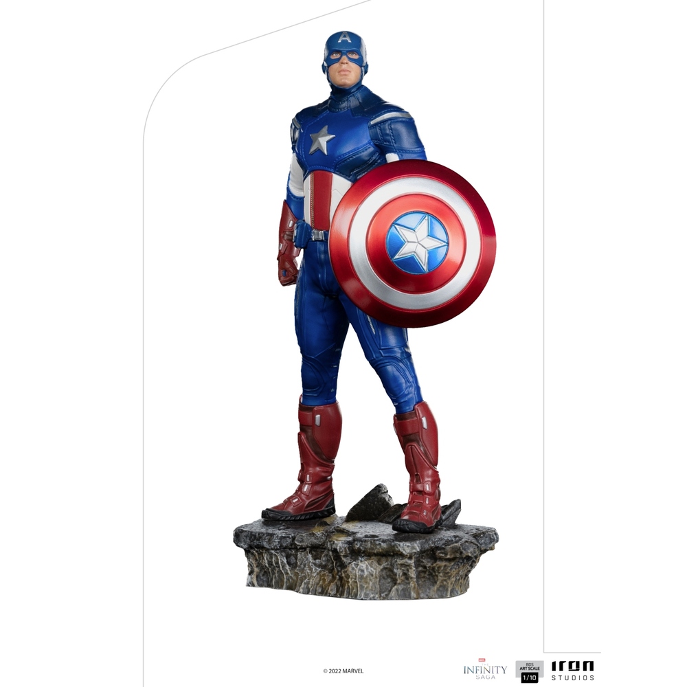 MARVEL - Statuette BDS Art Scale 1/10 Captain America “Bataille de New-York” (Avengers) 23 cm