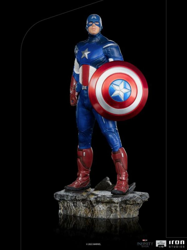 MARVEL - Statuette BDS Art Scale 1/10 Captain America “Bataille de New-York” (Avengers) 23 cm – Image 2