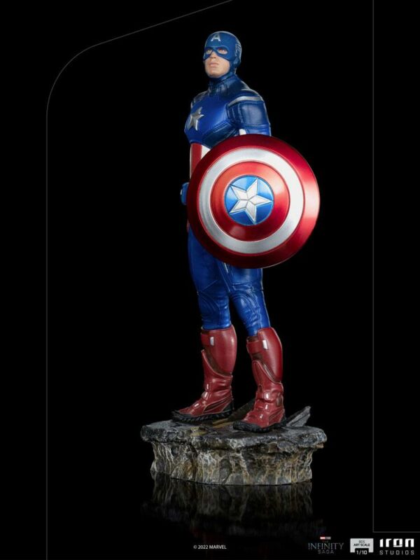 MARVEL - Statuette BDS Art Scale 1/10 Captain America “Bataille de New-York” (Avengers) 23 cm – Image 3