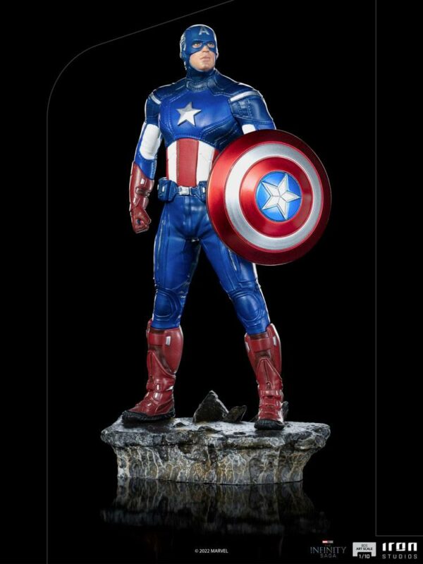 MARVEL - Statuette BDS Art Scale 1/10 Captain America “Bataille de New-York” (Avengers) 23 cm – Image 4