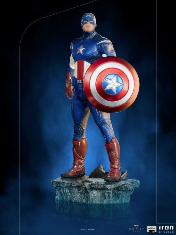 MARVEL - Statuette BDS Art Scale 1/10 Captain America “Bataille de New-York” (Avengers) 23 cm – Image 6