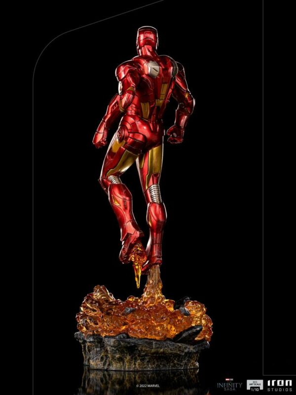 MARVEL - Statuette BDS Art Scale 1/10 Iron Man “Bataille de New-York” (The Infinity Saga) 28 cm – Image 4