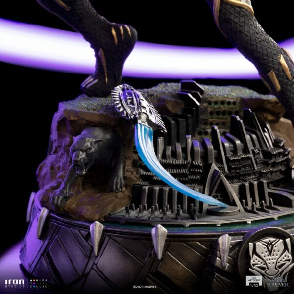 MARVEL - Statuette Art Scale 1/10 Black Panther Wakanda Forever 21 cm – Image 11