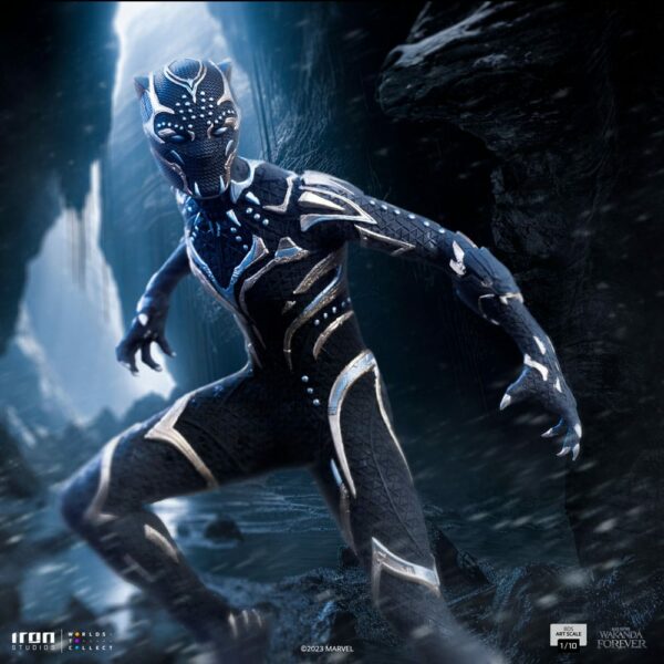 MARVEL - Statuette Art Scale 1/10 Black Panther Wakanda Forever 21 cm – Image 13