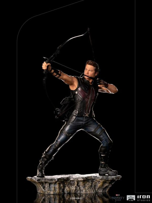 MARVEL - Statuette BDS Art Scale 1/10 Hawkeye “Bataille de New-York” (The Infinity Saga) 23 cm – Image 2
