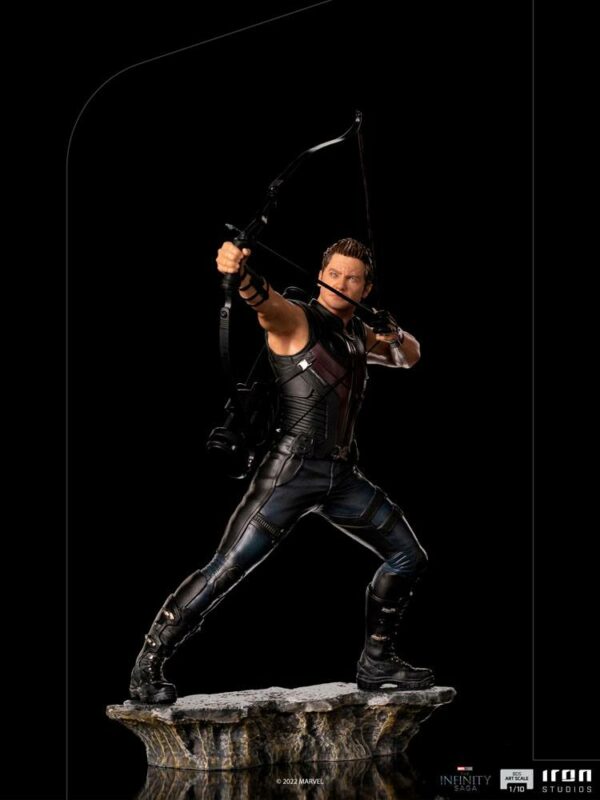 MARVEL - Statuette BDS Art Scale 1/10 Hawkeye “Bataille de New-York” (The Infinity Saga) 23 cm – Image 3