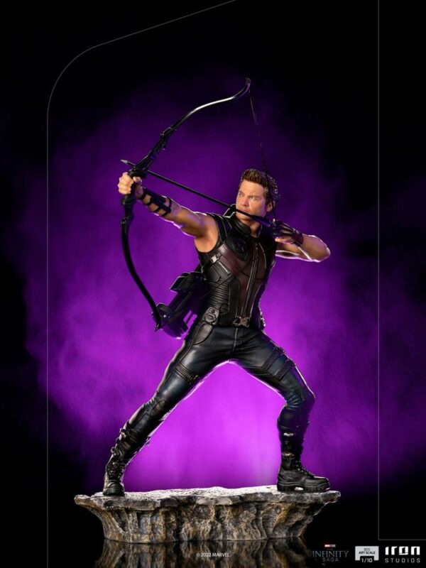 MARVEL - Statuette BDS Art Scale 1/10 Hawkeye “Bataille de New-York” (The Infinity Saga) 23 cm – Image 6