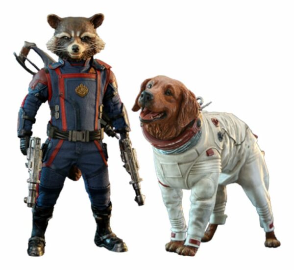 MARVEL - Figurines 1/6 Rocket Raccoon & Cosmo Movie Masterpiece Les Gardiens de la Galaxie Vol.3 16 cm – Image 17