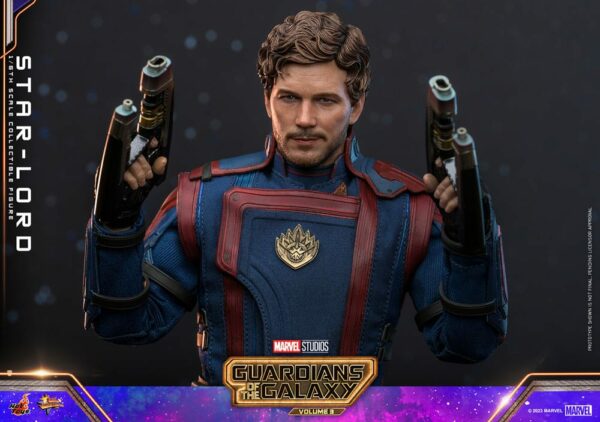 MARVEL – Figurine 1/6 Star-Lord Movie Masterpiece Les Gardiens de la Galaxie Vol.3 31 cm – Image 13