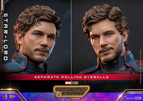 MARVEL – Figurine 1/6 Star-Lord Movie Masterpiece Les Gardiens de la Galaxie Vol.3 31 cm – Image 14