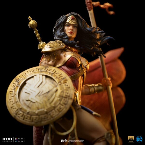 DC COMICS - Statuette BDS Art Scale 1/10 Wonder Woman Unleashed 30 cm – Image 9