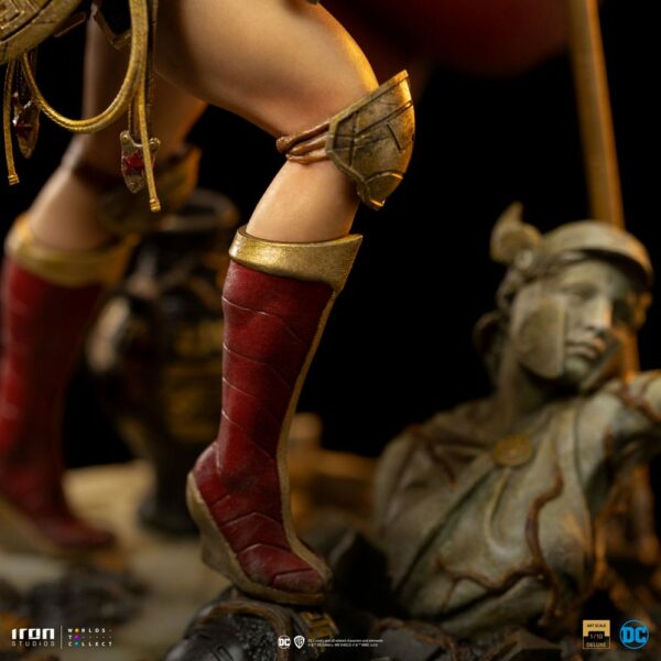 DC COMICS - Statuette BDS Art Scale 1/10 Wonder Woman Unleashed 30 cm – Image 13