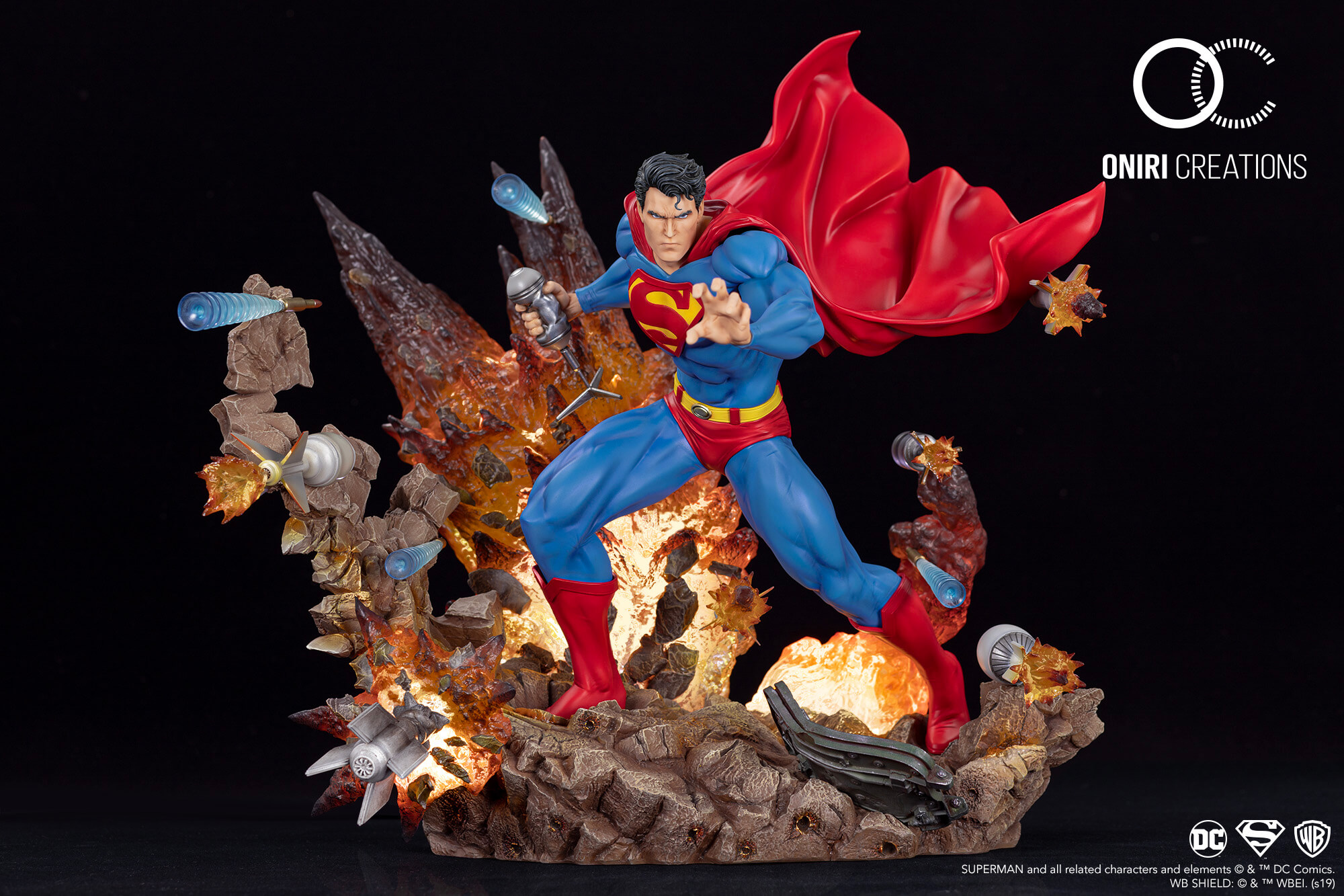Statuette Superman - 35 cm - figurine Special Edition Mega 1 DC Comics Super  Hero Collection