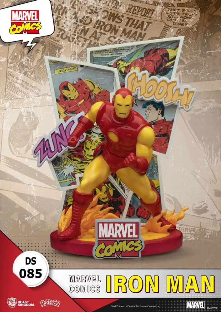 MARVEL – Figurine Diorama Iron Man D-Stage 16 cm