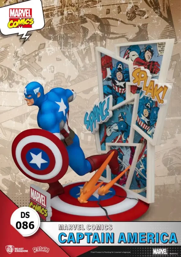 MARVEL - Figurine Diorama Captain America D-Stage 16 cm – Image 4