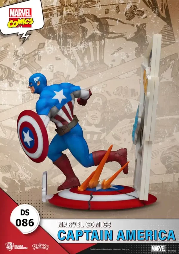 MARVEL - Figurine Diorama Captain America D-Stage 16 cm – Image 5