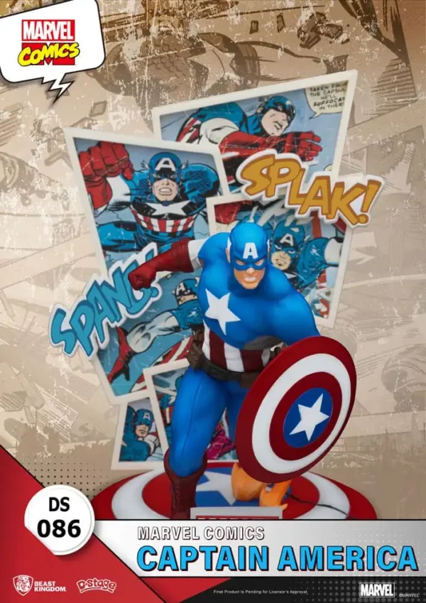 MARVEL - Figurine Diorama Captain America D-Stage 16 cm – Image 6