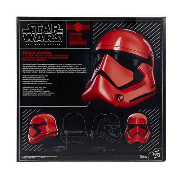 Star Wars Black Series – Réplique 1/1 Casque électronique Captain Cardinal – Image 3
