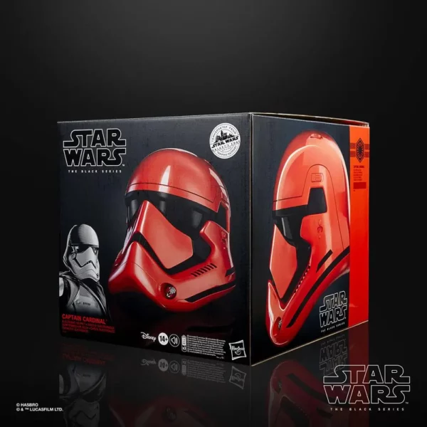 Star Wars Black Series – Réplique 1/1 Casque électronique Captain Cardinal – Image 12