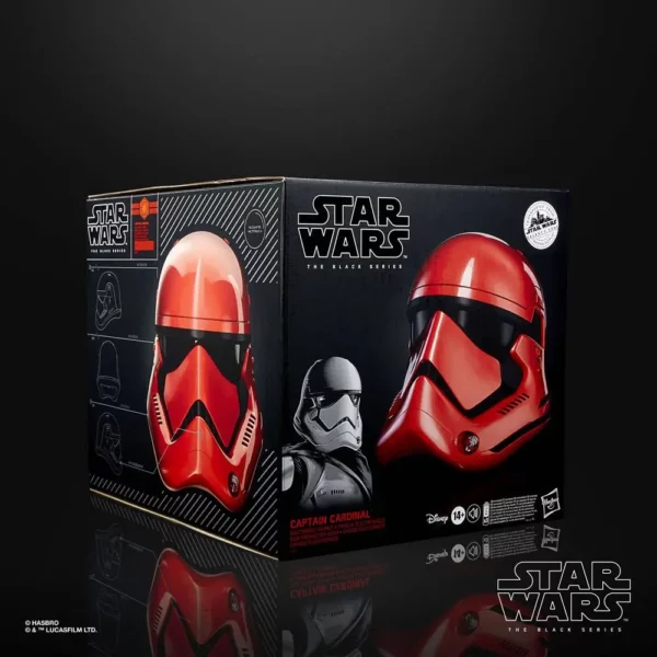 Star Wars Black Series – Réplique 1/1 Casque électronique Captain Cardinal – Image 13