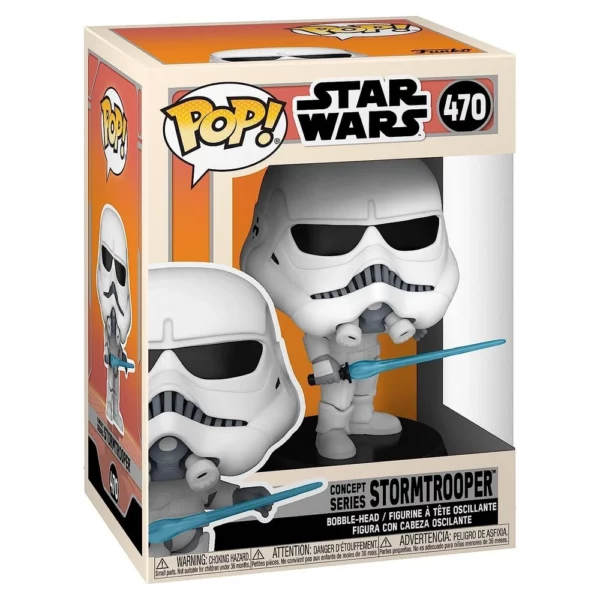 Stormtrooper Concept Series– Figurine Star Wars Funko POP! n°584 – Image 2